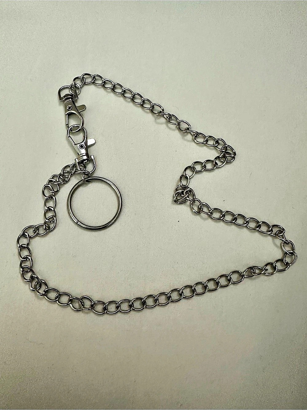 Silver-Tone Jeans Chain